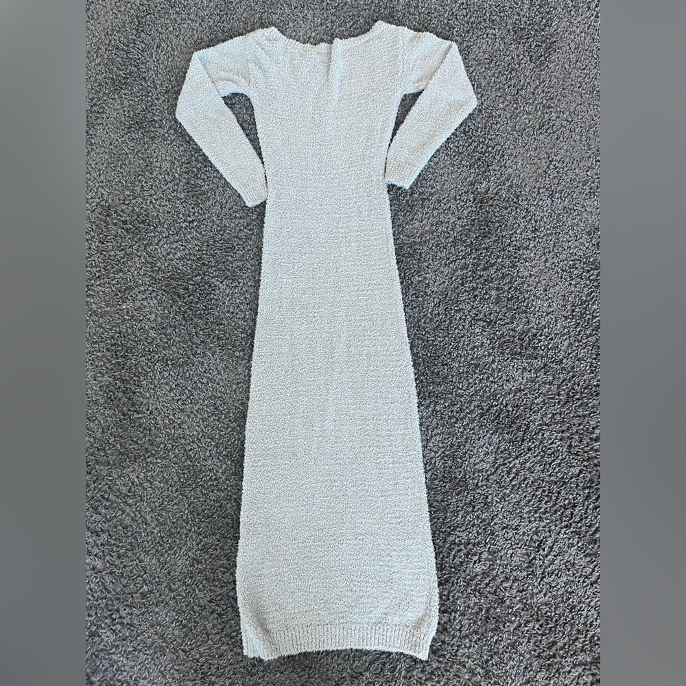PLT Bouclé Knit Maxi Sweater Dress Sz S | Cozy Bodycon Winter Dress Maternity